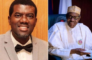 Reno Omokri and President Muhammadu Buhari