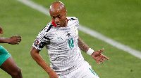 Andre Ayew was sent off in the first half