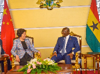 Dr Mahamudu Bawumia  with H.E Sun Chunlan, Vice-Premier of the State Council of China