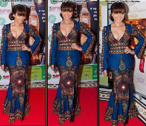 Nadia Buari Long Dress