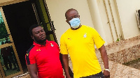 Abdul Wahid Bunga and GFA President, Kurt E.S Okraku