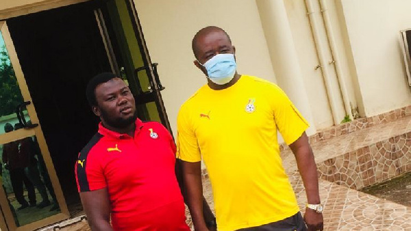 Abdul Wahid Bunga and GFA President, Kurt E.S Okraku