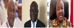 Carlos Ahenkorah, Vncent Sowah Odotei and Agyenim Boateng Adjei