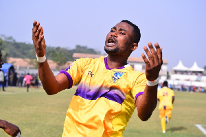 Medeama striker, Prince Opoku Agyeman