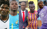 L-R Laryea Kingston, Danlad Ibrahim, Dickson Afoakwa, Emmanuel Nettey, Richard Kingson