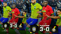 Brazil defeated Ghana 3-0