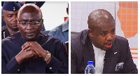 Dr Mahamudu Bawumia (left), Godwin Edudzi Tamakloe (right)