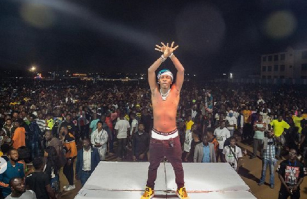 Dancehall artiste, Shatta Wale and his fans