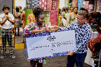 Mina Korewaah Frempong from Ghana emerged the winner of the Vlisco Fashion Fund 2019