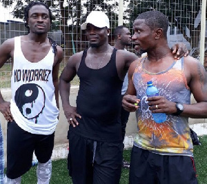 Derek Boateng, Stephen Appiah and Laryea Kingston