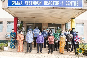 President Nana Addo Dankwa Akufo-Addo laid the foundation stone for the centre