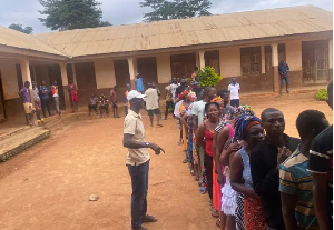 Voting Queue At Ahafo Region NDC.png