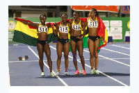 Ghana's women's 4×100m relay team