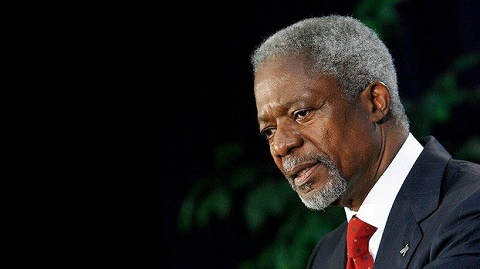 Kofi Annan served as seventh secretary general of United Nations between 1997 and 2006