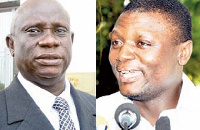 Nana Obiri Boahen (L) and Kofi Adams (R)