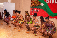 An image of a cultural performance during the programme