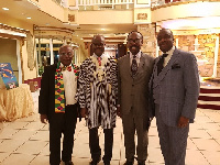 Dr Nduom (2nd left) with Chairman of COGA Mr. Adu and other executives, Washington DC