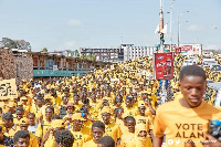 Thousands attended Alan's Afrafranto Health walk in Kumasi