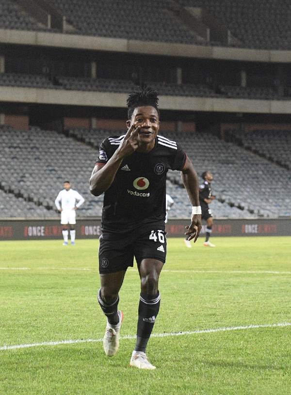 Orlando Pirates attacker Kwame Peprah