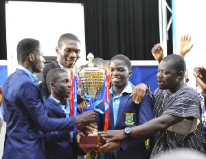 Kissi Annoh Kwaku and his team won the 2018 NSMQ for St Peter