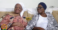 Rosina Konuah (left) with Elsie Sowah (right) have been friends for 86 years