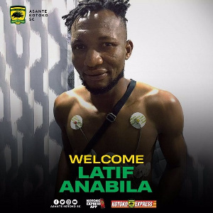 Kotoko midfielder, Abdul Latif Anabila