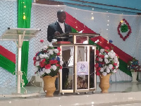 Reverend Professor Benhardt Y. Quarshie of the Ebenezer Presbyterian Church, Osu