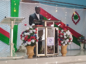 Reverend Professor Benhardt Y. Quarshie of the Ebenezer Presbyterian Church, Osu