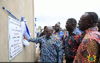 President Akufo-Addo commissioning the Springs and Bolts Company at Asokwa