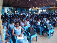 Section of Bompeh Senior High students