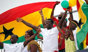 Ghana Fans Happy