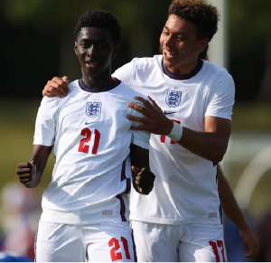 Jesurun Rak-Sakyi scored on his England U-20 debut