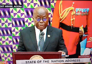 The president of Ghana, Nana  Akufo Addo