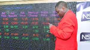 A trader at the Nairobi Securities Exchange (NSE) trading floor on August 26, 2020. PHOTO | SALATON