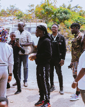 Stonebwoy and his team were returning from a show he played in the Western North Region