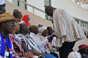 Afoko Greeting Akufo Addo