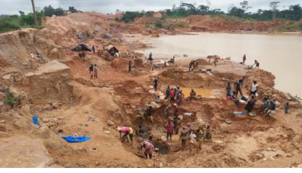 Most cases are in illegal mining areas like Achiase, Akyemansa