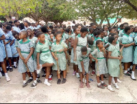 Some students of Saint Annes Anglican International Primary and Junior High School