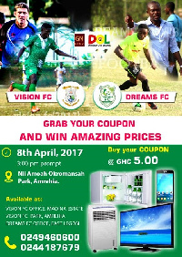 GN Bank Division One League will be set ablaze this afternoon as Dreams FC visit Vision FC