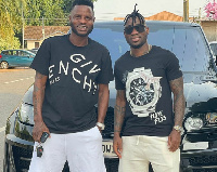 Mubarak Wakaso(L) and late Christian Atsu(R)