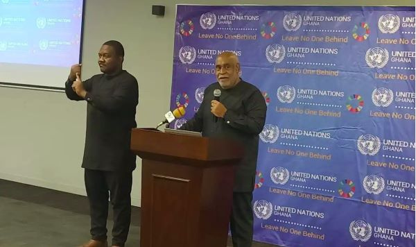 Charles Abani, the UN Resident Coordinator to Ghana