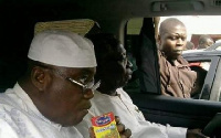 File photo of Akufo-Addo sipping Kalyppo