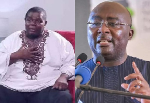 Veteran actor, Psalm Adjeteyfio and Vice president, Dr Mahamudu Bawumia