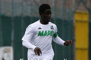 Sassuolo youngster Bryan Oddei