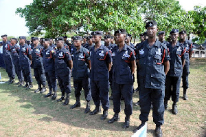 Ghana Police officers