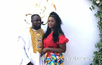 Bibi Bright with her husband Akwasi Boateng