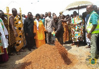 President Akufo-Addo cuts sod for Phase 2 of the Kumasi airport project