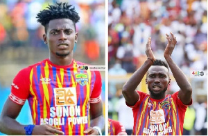 Accra Hearts of Oak duo, Caleb Amankwah and Emmanuel Nettey