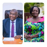 Vice President of Ghana, Dr Mahamudu Bawumia and Professor Jane Naana Opoku-Agyemang