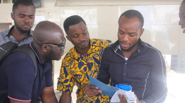 Some members of the Arts and Tourism Writers Association of Ghana involved in a discussion